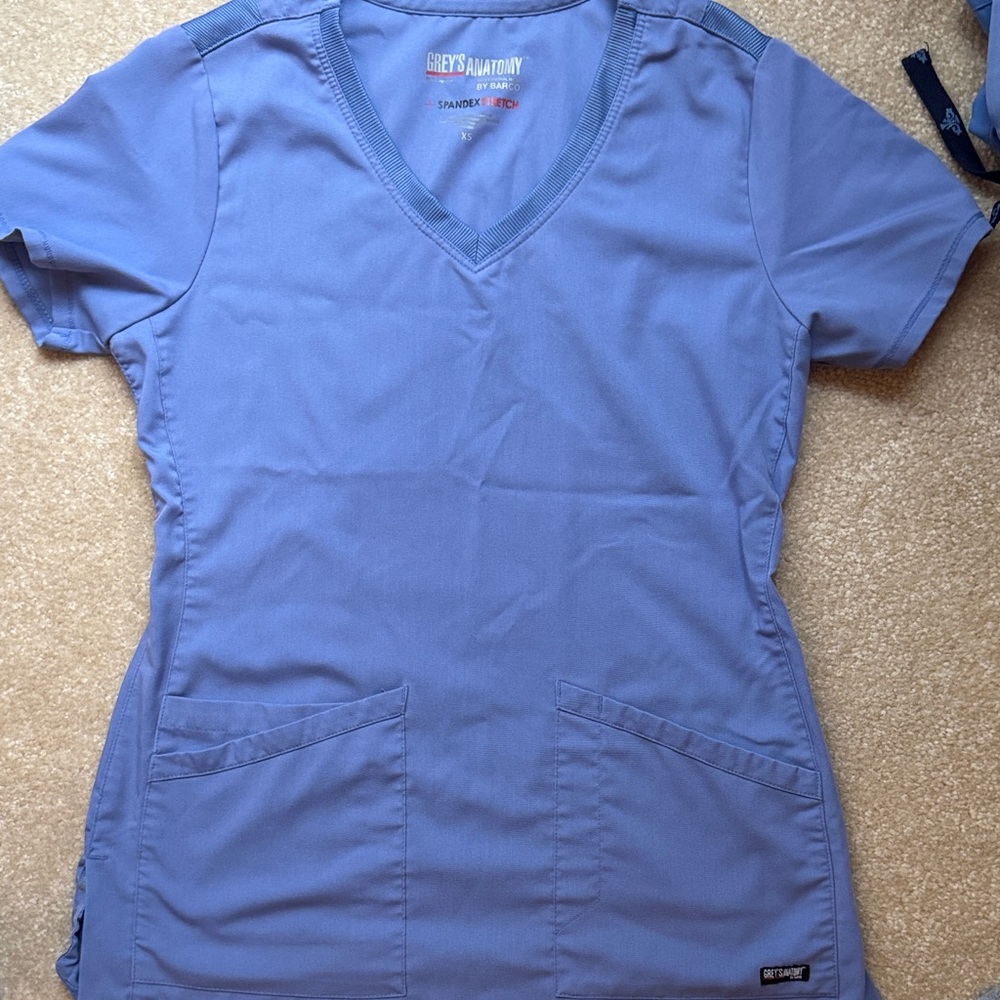 Grey's Anatomy Women's Ceil Blue Scrub top
